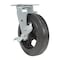 Vestil Rubber Swivel With Brake Caster 8 In. Diameter x 2 In. Width 551 Lb. Capacity Black CST-VE-8X2MR-SWB - alternate 11